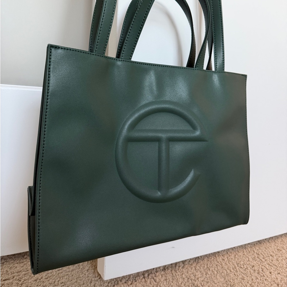 Telfar Medium Shopping Bag - Dark Olive - Picture 4 of 6